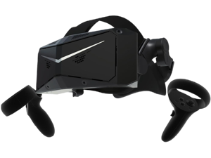 PIMAX Crystal Light Prime PC VR Headset with Controllers - 8K QLED with Local-Dimming, Up To 120Hz, Massive FOV, 6DoF, Integrated Audio, Compatible with Flight Simulators, MSFS, iRacing & PC Gaming