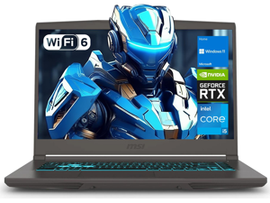 MSI Thin 15 15.6 144Hz IPS Slim VR-Ready Gaming Laptop, Intel Core i5-13420H(Beats Ryzen 7 7435HS),  NVIDIA GeForce RTX 4060, 32GB RAM, 1TB SSD, Wi-Fi 6, Backlit Keyboard, Windows 11 Home, Gray