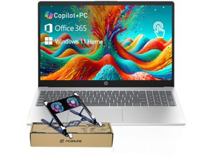 HP 15.6" Touchscreen Business & Home Laptop, Intel i5-1334U 10-Core CPU, 16GB RAM, 512GB SSD, Office 365 for the Web, AI Enhanced W11H, Long Battery Life, 15-fd0215dx, Bundle with PCO Laptop Cooler HP 15.6" Touchscreen Business & Home Laptop, Intel i5-1334U 10-Core CPU, 16GB RAM, 512GB SSD, Office 365 for the Web, AI Enhanced W11H, Long Battery Life, 15-fd0215dx, Bundle with PCO Laptop Cooler