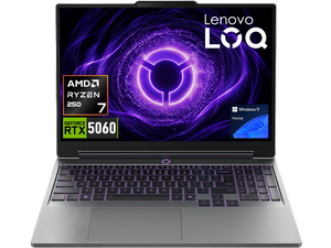 Lenovo LOQ Gaming AI Laptop, 15.3" FHD+ 165Hz, AMD Ryzen 7 250, NVIDIA GeForce RTX 5060, 32GB DDR5 RAM, 1TB SSD, Wi-Fi 6, Windows 11 Home, RGB Backlit Keyboard, Grey Lenovo LOQ Gaming AI Laptop, 15.3" FHD+ 165Hz, AMD Ryzen 7 250, NVIDIA GeForce RTX 5060, 32GB DDR5 RAM, 1TB SSD, Wi-Fi 6, Windows 11 Home, RGB Backlit Keyboard, Grey