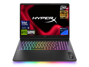 HP HyperX Omen MAX Gaming Laptop, 16" WQXGA 240Hz OLED, Intel Core Ultra 9 290HX Plus, NVIDIA GeForce RTX 5090, 32GB DDR5 RAM, 2TB SSD, Wi-Fi 7, Windows 11 Home, Backlit KB, Black HP HyperX Omen MAX Gaming Laptop, 16" WQXGA 240Hz OLED, Intel Core Ultra 9 290HX Plus, NVIDIA GeForce RTX 5090, 32GB DDR5 RAM, 2TB SSD, Wi-Fi 7, Windows 11 Home, Backlit KB, Black