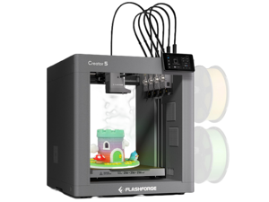 Flashforge Creator 5 Multicolor 3D Printer 4 Independent Nozzles, 600mm/s CoreXY, Auto-Calibration, 256*256*256mm Flashforge Creator 5 Multicolor 3D Printer 4 Independent Nozzles, 600mm/s CoreXY, Auto-Calibration, 256*256*256mm