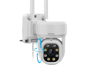 OOSSXX (2-Way Audio & PTZ Camera) 5MP Extend Wireless PTZ Camera WiFi Security System Pan, 24/7 Auto Tracking PTZ Camera Outdoor Indoor,Night Vision,2-Way Audio Surveillance DVR Set OOSSXX (2-Way Audio & PTZ Camera) 5MP Extend Wireless PTZ Camera WiFi Security System Pan, 24/7 Auto Tracking PTZ Camera Outdoor Indoor,Night Vision,2-Way Audio Surveillance DVR Set