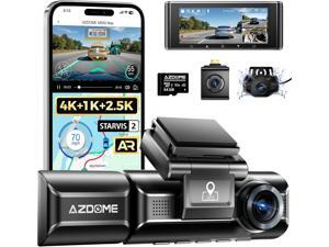 AZDOME M550 Max 4K 3 Channel Dash Cam, Dual STARVIS Sensors, 4K+2.5K+1080P Front and Rear Inside Triple Car Camera, Built-in WiFi GPS, 64GB Card Included, IR Night Vision, Ride Share Accessories AZDOME M550 Max 4K 3 Channel Dash Cam, Dual STARVIS Sensors, 4K+2.5K+1080P Front and Rear Inside Triple Car Camera, Built-in WiFi GPS, 64GB Card Included, IR Night Vision, Ride Share Accessories