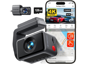 REDTIGER F4 Pro 4K Mini Dash Cam Front and Rear, STARVIS 2 Night Vision, 128GB Card Included, 5.8GHz WiFi 6 Instant Export, 2.2" Touch Screen Dash Camera for Cars, Voice Control, 24H Parking Mode REDTIGER F4 Pro 4K Mini Dash Cam Front and Rear, STARVIS 2 Night Vision, 128GB Card Included, 5.8GHz WiFi 6 Instant Export, 2.2" Touch Screen Dash Camera for Cars, Voice Control, 24H Parking Mode
