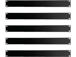 1U Blank Panel Rack Mount Spacer Filler Panel 19" Black Rack Blanking Blind Panel for Server Network Rack Enclosure Or Cabinet-5pcs (1U-5PCs) 1U Blank Panel Rack Mount Spacer Filler Panel 19" Black Rack Blanking Blind Panel for Server Network Rack Enclosure Or Cabinet-5pcs (1U-5PCs)