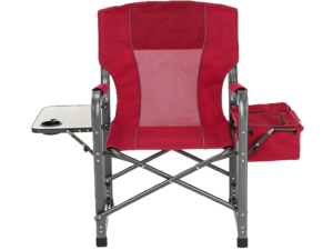 ARROWHEAD OUTDOOR Folding Directors Chair w/ Side Table & Integrated Cooler, Cup Holder, Storage Pouch, Breathable Mesh Back, Supports up to 450lbs, Carrying Case, Steel Frame, High-Grade 900D Canvas