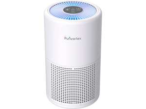 Air Purifiers for Bedroom Home, H13 True HEPA Air Filter, 20db Quiet Air Purifier for Dust Smoke Pollen Dander Hair Smell and Pet Odor, Small Air Cleaner for Office Living Room, Ozone Free, 215 ft² Co