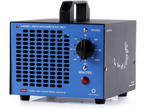 AIRTHEREAL MA5000 Commercial Ozone Generator, 5000mg/h O3 Machine Home Air Ionizers Deodorizer for Rooms, Smoke, Cars and Pets, Blue