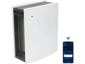 BLUEAIR Air Purifier for Allergy & Asthma Reduction in Medium/Large Rooms, HEPASilent Technology with Dual Protection Filters, Removes 99.97% Pet Dander Pollen Mold Dust Viruses, White