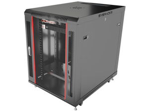 Sysracks 15U Network Rack Cabinet, 35-Inch Deep, for 19-Inch IT Equipment, PDU, Cooling Fan and Lockable Panels Sysracks 15U Network Rack Cabinet, 35-Inch Deep, for 19-Inch IT Equipment, PDU, Cooling Fan and Lockable Panels