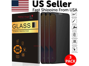 3 Pack For iPhone 17 16 15 14 13 Pro Max Privacy Tempered Glass Screen Protector - For Apple iPhone 12 Pro 3 Pack For iPhone 17 16 15 14 13 Pro Max Privacy Tempered Glass Screen Protector - For Apple iPhone 12 Pro