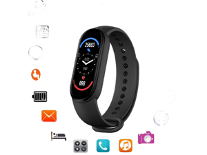 M6 Smart Watch Men Women Heart Rate Monitor Blood Pressure Fitness Tracker Smartwatch Sports Bracelet Clock For Xiaomi iOS
