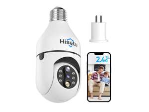 Hiseeu Light Bulb Security Camera