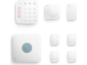 Ring Alarm Pro - 8-piece - built-in eero Wi-Fi 6 router and optional 24/7 monitoring