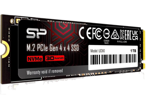 Silicon Power 1TB UD90 NVMe 4.0 Gen4 PCIe M.2 SSD R/W up to 5,000/4,800 MB/s (SU01KGBP44UD9005SN)