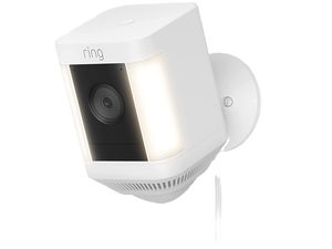 Ring Spotlight Cam Plus (Wired), 1080p HD Outdoor Security Camera, White Ring Spotlight Cam Plus (Wired), 1080p HD Outdoor Security Camera, White