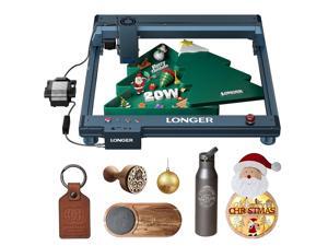 LONGER Laser B1 Laser Engraver, 120W DIY Precision Laser Cutter, 20W Laser Engraver with Air Assist, Supports Precise Cutting of Wood, Metal, Acrylic and Stainless Steel, 450×440mm Working Area LONGER Laser B1 Laser Engraver, 120W DIY Precision Laser Cutter, 20W Laser Engraver with Air Assist, Supports Precise Cutting of Wood, Metal, Acrylic and Stainless Steel, 450×440mm Working Area