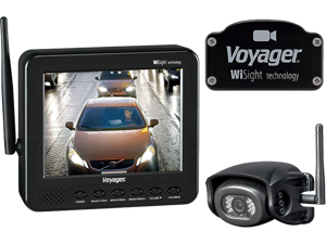 Voyager WVHS541 Wireless Wisight Camera System for Prewired Trailers, Includes 1x WVOM541AP 5.6" Monitor and 1x WVCMS130AP Wireless Camera, Auto-Pairing, Supports up to 4 Wireless and 1 Wired Cameras Voyager WVHS541 Wireless Wisight Camera System for Prewired Trailers, Includes 1x WVOM541AP 5.6" Monitor and 1x WVCMS130AP Wireless Camera, Auto-Pairing, Supports up to 4 Wireless and 1 Wired Cameras