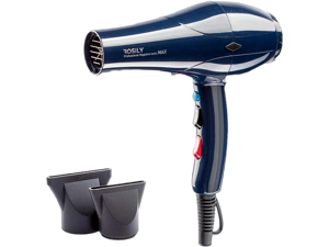 ROSILY Professional 2200W Ionic Ceramic Hair Dryer | Fast Drying Salon Quality Blow Dryer with Nozzle Attachments for Smooth Shine and Silky Hair | Extra Long Cord and Faster Drying Time