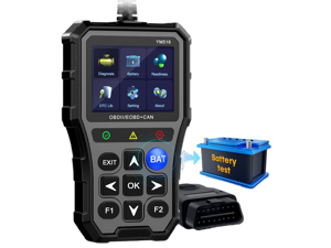 OBD2 Scanner Battery Tester for Car: Color Screen Code Reader Easy Setup Clear Engine Fault Light - Diagnostic Scan Tool Read Voltage/Life for All OBD II Protocol Cars Since 1996