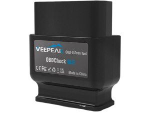 Veepeak OBDCheck BLE Bluetooth OBD II Scanner Auto Diagnostic Scan Tool for iOS & Android, Bluetooth 4.0 Car Check Engine Light Code Reader