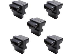 OBD2 Splitter, bbfly-B31 Full 16pin OBDII Port 1 Male Splitter to 2 Female Extension Cable 1.6IN/4CM (B31 5PAK)