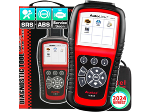 Autel AutoLink AL619 OBD2 Scanner, ABS SRS Airbag Warning Light Scan Tool, Turn Off Check Engine Light Car Diagnostic Tool, 10 OBDII Test Modes, Live Data, Freeze Frame, 2024 Upgraded of ML619 AL519