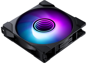 Phanteks M25-120 Gen2 Reversed Blade, 120mm ARGB High Performance Cooling Fans, Daisy-chain Unified Fan Frame, Infinity Mirror hub, single cable connection, Black (PH-F120M25R_G2_DBK01) Phanteks M25-120 Gen2 Reversed Blade, 120mm ARGB High Performance Cooling Fans, Daisy-chain Unified Fan Frame, Infinity Mirror hub, single cable connection, Black (PH-F120M25R_G2_DBK01)