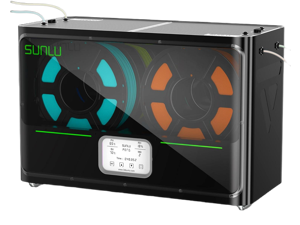 SUNLU Filament Dryer Box S4, 3D Printer Filament Dehydrator for Nylon TPU PLA PETG ABS, 4 Spools Capacity, Rapid Heating, 70 Max Temperature, 3 Circulation Fans