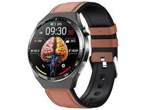 Ecocleanpath Smartwatch with Non-Invasive Blood Sugar Monitor, ECG, Bluetooth Calling & SOS Alert, 150 Sports Modes (Brown) Ecocleanpath Smartwatch with Non-Invasive Blood Sugar Monitor, ECG, Bluetooth Calling & SOS Alert, 150 Sports Modes (Brown)