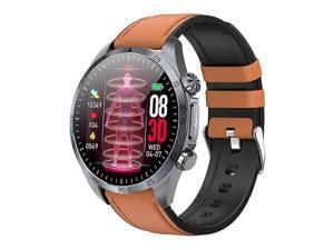 Ecocleanpath Smartwatch with Bluetooth Calling & AMOLED Display | ECG, Blood Oxygen, Sleep Tracking (Brown) Ecocleanpath Smartwatch with Bluetooth Calling & AMOLED Display | ECG, Blood Oxygen, Sleep Tracking (Brown)