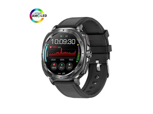Ecocleanpath ET492 AMOLED Smartwatch with ECG, NFC, 100+ Sports Modes & Mood Detection (Black) Ecocleanpath ET492 AMOLED Smartwatch with ECG, NFC, 100+ Sports Modes & Mood Detection (Black)