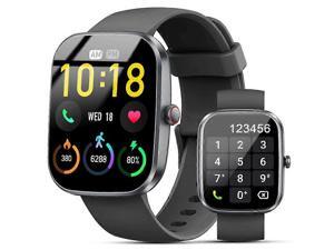 Ecocleanpath Smartwatch with Bluetooth Calling, 1.91" HD Screen, Heart Rate & Blood Pressure Monitor, Black Ecocleanpath Smartwatch with Bluetooth Calling, 1.91" HD Screen, Heart Rate & Blood Pressure Monitor, Black
