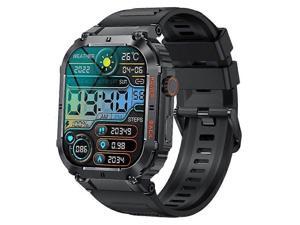 Ecocleanpath Men's Military Smartwatch 1.96" HD, Heart Rate/Blood Oxygen Monitor, AI Voice, IP67 Waterproof, 100+ Sports Modes Ecocleanpath Men's Military Smartwatch 1.96" HD, Heart Rate/Blood Oxygen Monitor, AI Voice, IP67 Waterproof, 100+ Sports Modes