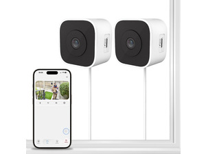 SnapBud 3MP 2K Window Camera, Indoor Camera for Home Security with Full-Color Night Vision, AI Human/Pet/Vehicle Detection, 24/7 Recording, 2-Way Audio, 5GHz & 2.4GHz WiFi Cloud/SD Storage (2 Pack) SnapBud 3MP 2K Window Camera, Indoor Camera for Home Security with Full-Color Night Vision, AI Human/Pet/Vehicle Detection, 24/7 Recording, 2-Way Audio, 5GHz & 2.4GHz WiFi Cloud/SD Storage (2 Pack)