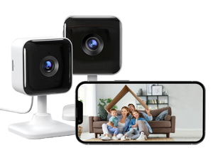 GNCC 2K Indoor Security Camera, 2 Packs Cameras for Home Security Wi-Fi Cameras, Motion/Sound Detection, Night Vision, 2-Way Audio, Real-Time Alert, Cloud & SD Card Storage, 2.4G WiFi Only GNCC 2K Indoor Security Camera, 2 Packs Cameras for Home Security Wi-Fi Cameras, Motion/Sound Detection, Night Vision, 2-Way Audio, Real-Time Alert, Cloud & SD Card Storage, 2.4G WiFi Only