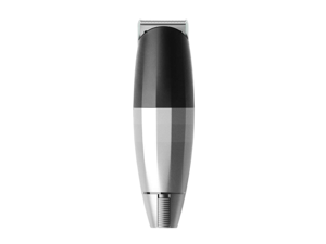 Bevel Beard Trimmer for Men - Cordless Trimmer, 6 Hour Rechargeable Battery Life, Tool Free Adjustable Zero Gapped Blade, Barber Supplies, Mustache Trimmer, Silver