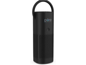 Pure Enrichment® PureZone Mini Portable Air Purifier - Cordless True HEPA Filter Cleans Air & Eliminates 99.97% of Dust, Odors, & Allergens Close to You - Cars, School, & Office (Black)