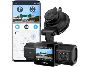 COOAU Dual Dash Cam 2.5K+1080P, Dash Cam Front and Inside, Built-in GPS and WI-FI, Dash Camera for Cars, Perfect for Uber and Taxi Drivers, Night Vision, Accident Record, 24Hr Parking Mode COOAU Dual Dash Cam 2.5K+1080P, Dash Cam Front and Inside, Built-in GPS and WI-FI, Dash Camera for Cars, Perfect for Uber and Taxi Drivers, Night Vision, Accident Record, 24Hr Parking Mode