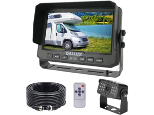 DALLUX Truck Backup Camera kit,HD 1080P Rearview Cab Cam with 7 inch Monitor+ 4 PIN Extension Cable for Bus/Truck/Van/Trailer/RV/Camper/Motor Home/Pickup/Harveste/Heavy Duty Vehicles(12V-24V) DALLUX Truck Backup Camera kit,HD 1080P Rearview Cab Cam with 7 inch Monitor+ 4 PIN Extension Cable for Bus/Truck/Van/Trailer/RV/Camper/Motor Home/Pickup/Harveste/Heavy Duty Vehicles(12V-24V)
