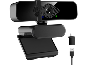 2K Ultra HD Webcam, Computer Camera for PC Monitor Laptop Desktop - External Web Cameras with Microphone, USB C Adapter, Privacy Cover for Video Conferencing, Streaming & Online Learning 2K Ultra HD Webcam, Computer Camera for PC Monitor Laptop Desktop - External Web Cameras with Microphone, USB C Adapter, Privacy Cover for Video Conferencing, Streaming & Online Learning