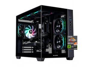 Mloong Gaming PC Desktop, AMD Ryzen 7 8700F 4.1 GHz (5.0Ghz Turbo), NVIDIA RTX 5060 Ti 8GB GDDR7, 1TB Gen4 NVMe SSD, 16GB 6000Mhz DDR5 RAM, 650W PSU, Wi-Fi, Win 11 Home Prebuilt PC, Black Mloong Gaming PC Desktop, AMD Ryzen 7 8700F 4.1 GHz (5.0Ghz Turbo), NVIDIA RTX 5060 Ti 8GB GDDR7, 1TB Gen4 NVMe SSD, 16GB 6000Mhz DDR5 RAM, 650W PSU, Wi-Fi, Win 11 Home Prebuilt PC, Black