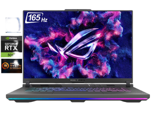ASUS ROG Strix G16 Gaming Laptop 16" 165Hz FHD+ NVIDIA GeForce RTX 5060 AMD Ryzen 9 9955HX (Beat Ultra 9 275HX) 16GB DDR5 RAM 1TB SSD Wi-Fi 6E Webcam RGB Backlit KB HDMI 2.1 Windows 11 Pro Gray ASUS ROG Strix G16 Gaming Laptop 16" 165Hz FHD+ NVIDIA GeForce RTX 5060 AMD Ryzen 9 9955HX (Beat Ultra 9 275HX) 16GB DDR5 RAM 1TB SSD Wi-Fi 6E Webcam RGB Backlit KB HDMI 2.1 Windows 11 Pro Gray