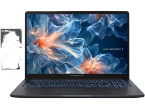 Asus ExpertBook Business Laptop 15.6" FHD AMD Ryzen 5 7535U (Beats i5-1335U) AMD Radeon 660M 16GB DDR5 RAM 512GB SSD Backlit KB Wi-Fi 6E BT 5.4 HDMI FR RJ-45 Long Battery life Windows 11 Pro Grey Asus ExpertBook Business Laptop 15.6" FHD AMD Ryzen 5 7535U (Beats i5-1335U) AMD Radeon 660M 16GB DDR5 RAM 512GB SSD Backlit KB Wi-Fi 6E BT 5.4 HDMI FR RJ-45 Long Battery life Windows 11 Pro Grey