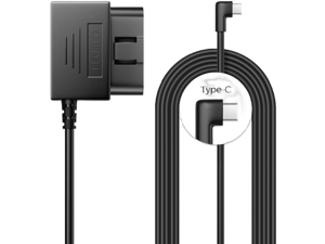 AZDOME Type C Port OBD Hardwire Kit for Dash Cam, Easy to Install, Support Parking Mode, 11FT 12V-24V to 5V Power Cable for Car Camera with Type C Port, Low Voltage Protection (Matte Black) AZDOME Type C Port OBD Hardwire Kit for Dash Cam, Easy to Install, Support Parking Mode, 11FT 12V-24V to 5V Power Cable for Car Camera with Type C Port, Low Voltage Protection (Matte Black)
