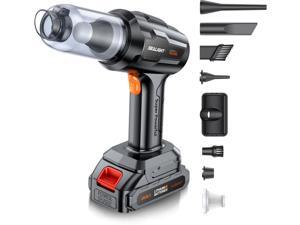 Handheld Car Vacuum Wireless, Portable Vacuum Cleaner with 21000pa High Power Suction, Two Batteries Long Endurance, 18v/120w Mini Vacuum Cleaner for Car, Home, Office, Pet