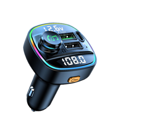 Car Bluetooth FM Transmitter Radio MP3 Wireless Adapter Hands-Free 3Port Charger