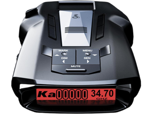 Cobra RAD 700i Laser Radar Detector with Premium Detection, AutoLearn Intelligence, Advanced Filtering, Drive Smarter App, Laser Eye Front/Rear Detection - Black