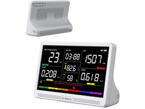 7" Display 16 in 1 Detector Air Quality Monitor for Indoor Monitoring 7" Display 16 in 1 Detector Air Quality Monitor for Indoor Monitoring